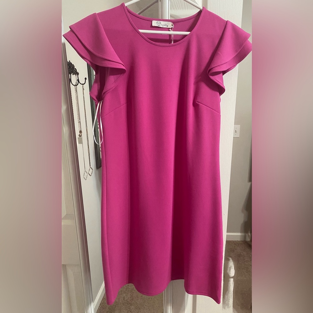 Women’s NWT fuchsia dress- size small
